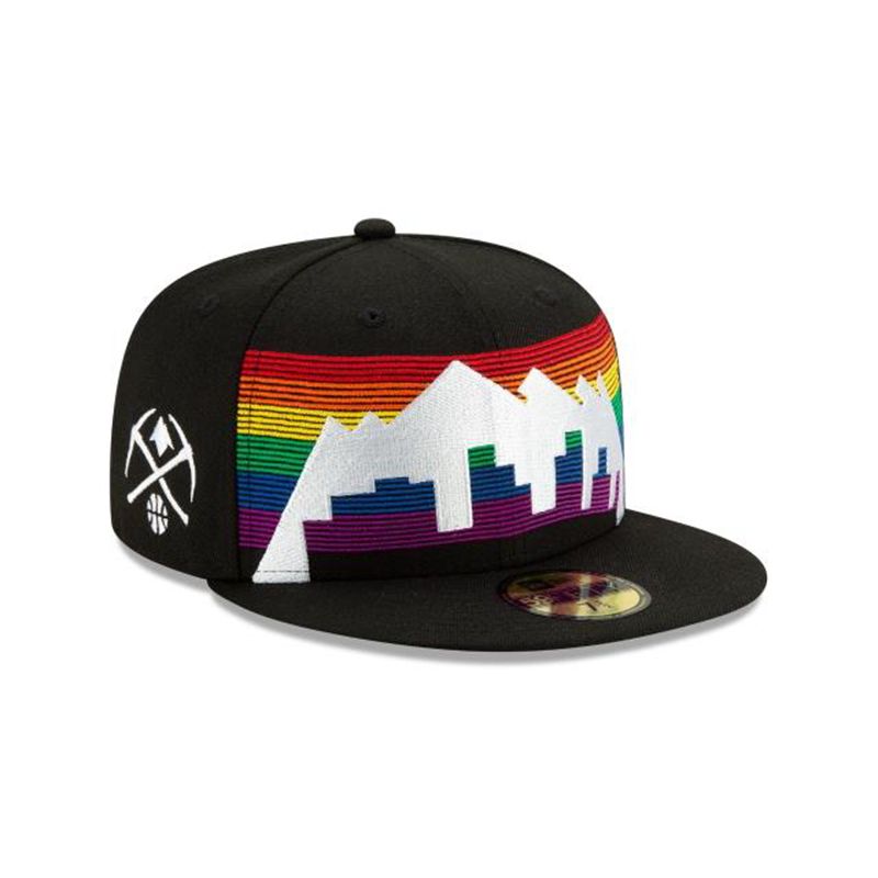 NBA Denver Nuggets 2019 Authentics City Series 59Fifty Fitted (JKK2934) - Black New Era Caps